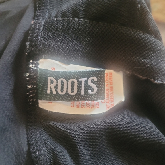 Roots Black One-Piece Swimsuit Sz.10 - Picture 8 of 8